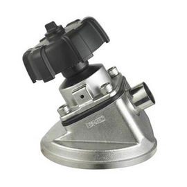 Valve de fond de réservoir hygiénique d'acier inoxydable avec les extrémités soudées bout à bout de connexion