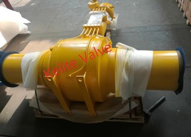 Robinet à tournant sphérique complètement soudé de norme d'api 6D avec la représentation de scellage élevée