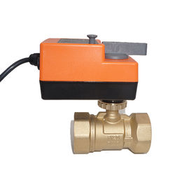 robinet à tournant sphérique actionné électrique de manière de 24V DN50 2 pour le système de traitement de l'eau
