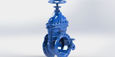 Soupape à vanne malléable de fer de haute catégorie doucement posée pour l'approvisionnement en eau/réseau d'égouts