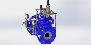 Écoulement durable Rate Control Valve, RAL bleu 5010 Constant Flow Valve