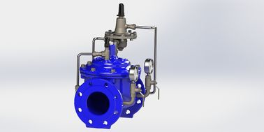 Limiteur de pression d'écoulement industriel, soupape de commande malléable d'écoulement d'eau de fer