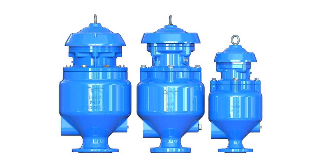 Type de bride valve de libération d'air d'eaux d'égout avec les pièces internes de solides solubles 316