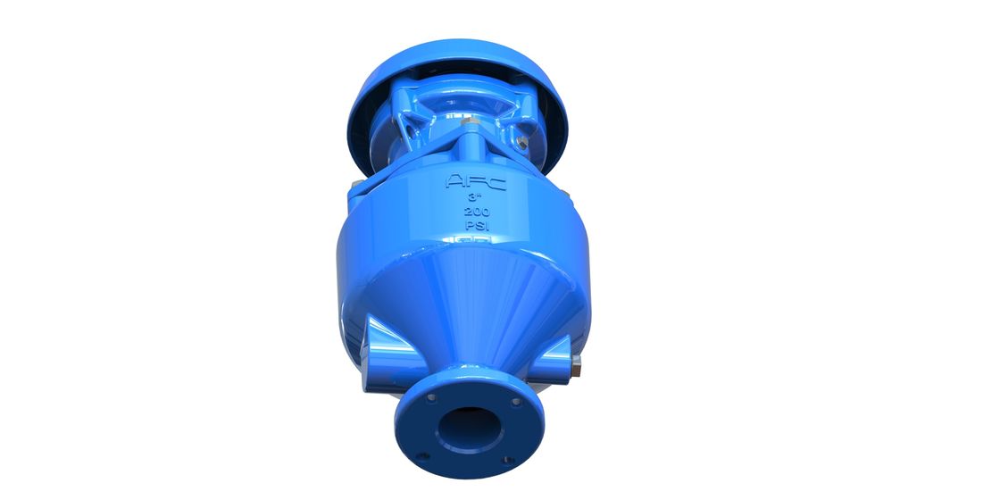 Valve antichoc de libération d'air d'eaux d'égout pour la canalisation de transmission d'eaux usées