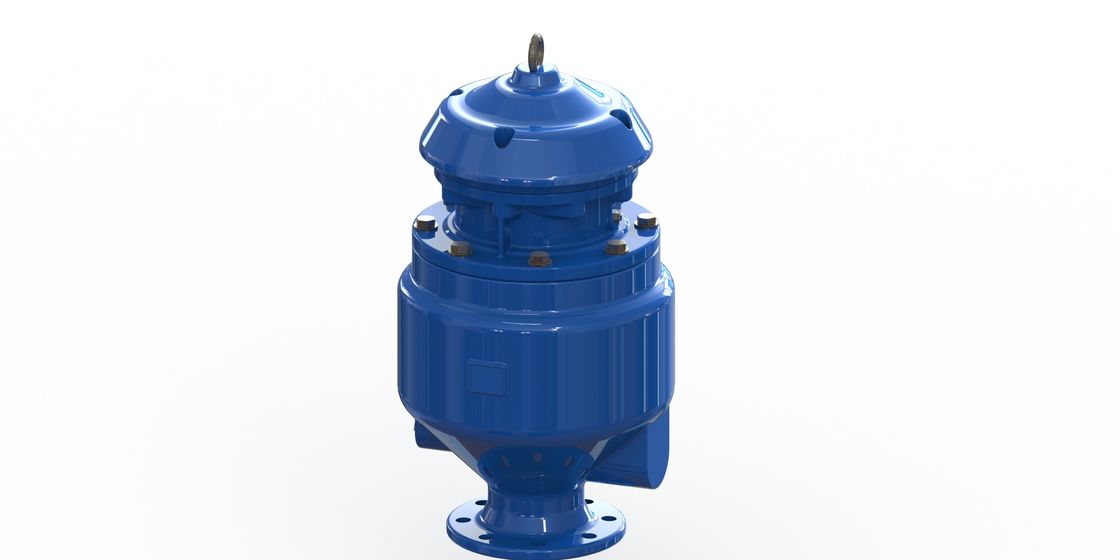 Valve antichoc de libération d'air d'eaux d'égout pour la canalisation de transmission d'eaux usées