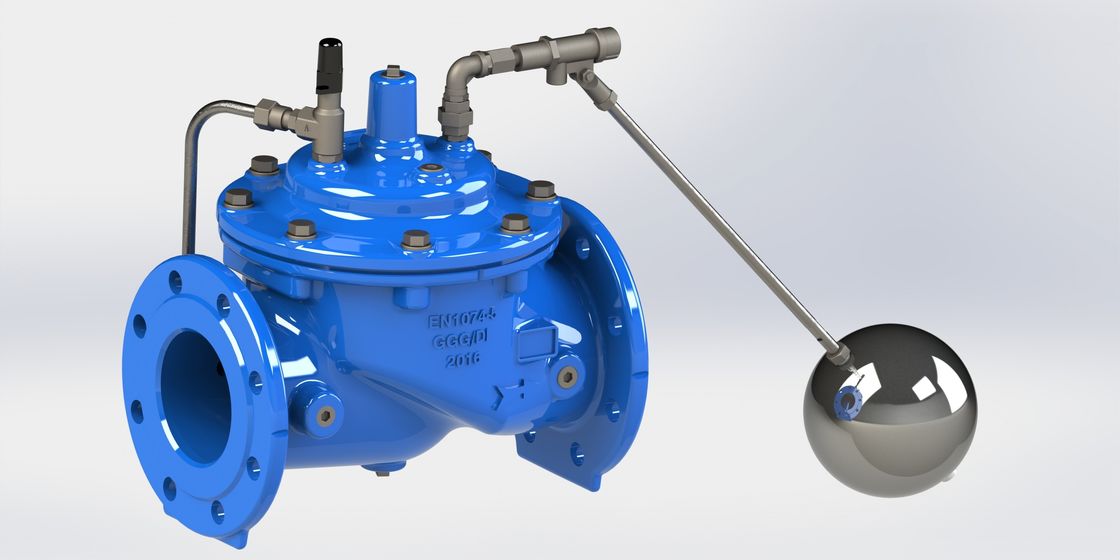 Valve actionnée par flotteur malléable de revêtement époxyde de fer pour la cuve de stockage de l'eau