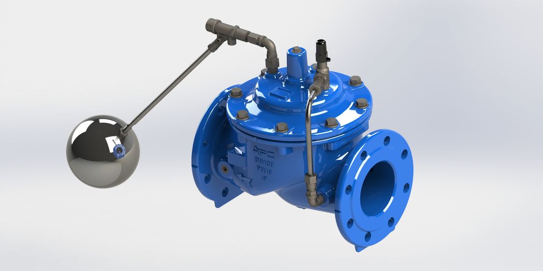 Valve actionnée par flotteur malléable de revêtement époxyde de fer pour la cuve de stockage de l'eau