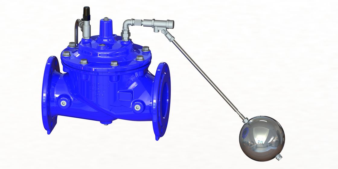Valve actionnée par flotteur de modulation enduite d'époxyde, valve à flotteurs au calibre de niveau d'eau