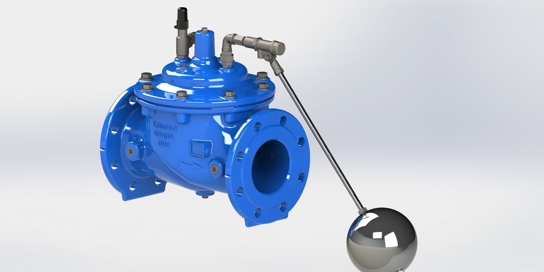 Valve actionnée par flotteur de modulation enduite d'époxyde, valve à flotteurs au calibre de niveau d'eau