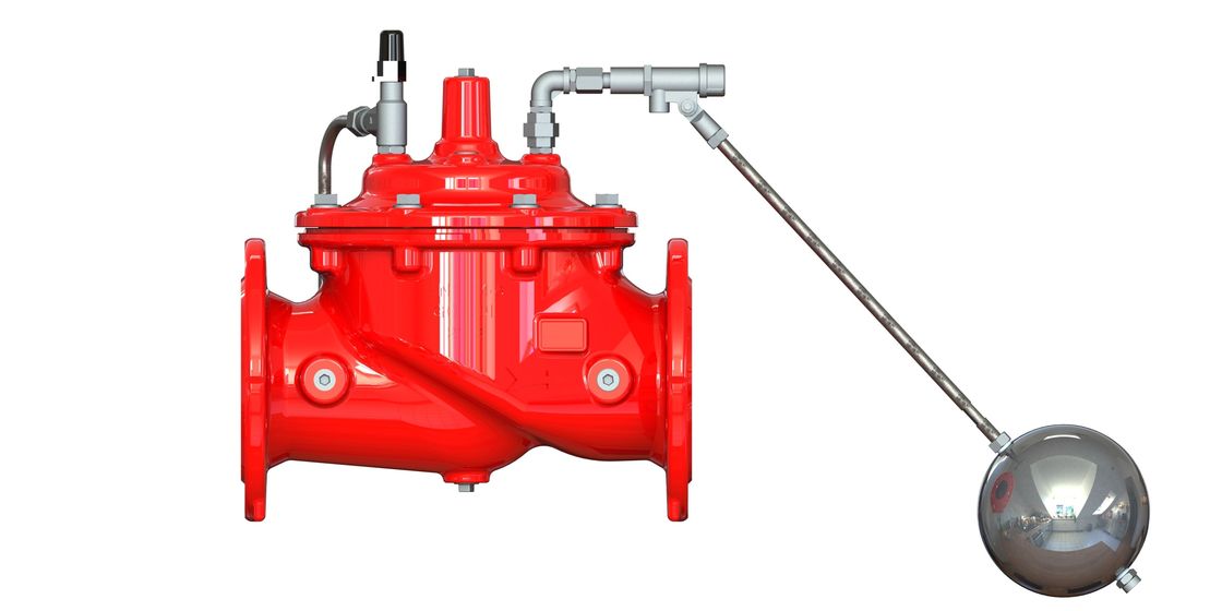 Valve actionnée par flotteur de modulation, valve à flotteurs malléable de cuvette de l'eau de fer