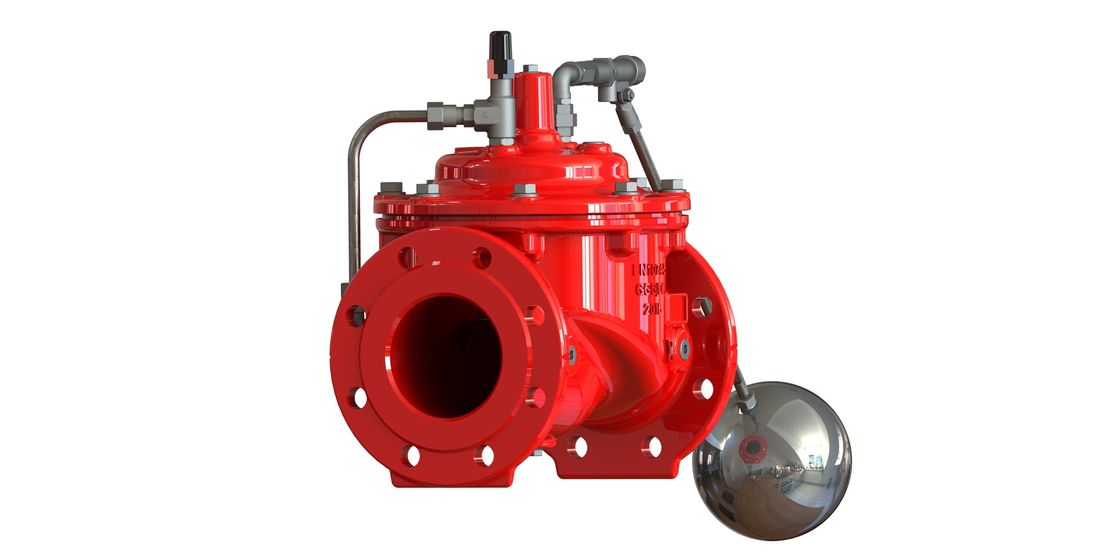 Valve à flotteurs au calibre d'acier inoxydable, valve à flotteurs enduite d'époxyde de l'eau