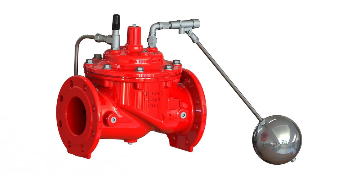 Valve à flotteurs de réservoir d'eau avec le corps malléable DN50 - DN800 de fer facultatif