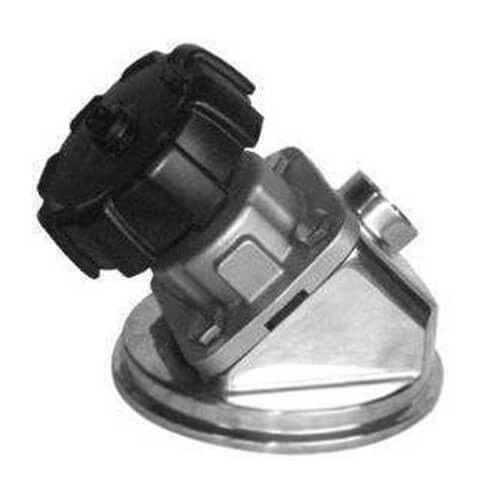 Valve de fond de réservoir hygiénique d'acier inoxydable avec les extrémités soudées bout à bout de connexion