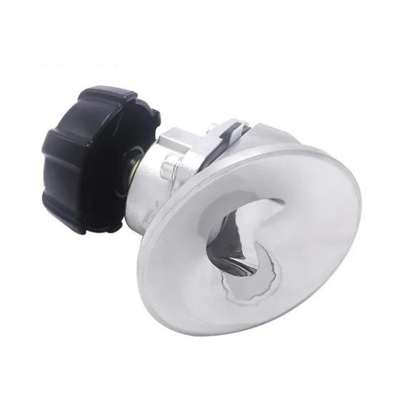 Valve de contrôle de flux sanitaire de diaphragme solides solubles 304 316L faite avec la connexion des syndicats