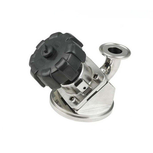 Soupape à diaphragme sanitaire de haute performance, valve de fond de réservoir 316L d'acier inoxydable