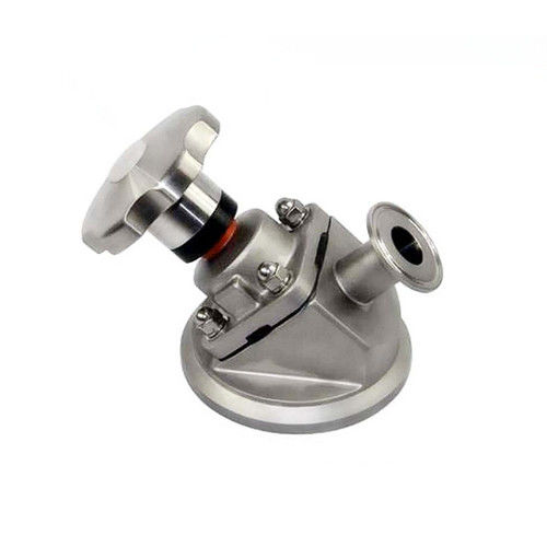 Soupape à diaphragme sanitaire de haute performance, valve de fond de réservoir 316L d'acier inoxydable