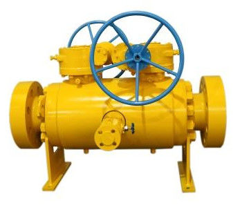 Deux valve montée par tourillon des boules DBB pour l'écoulement/mesure de niveau