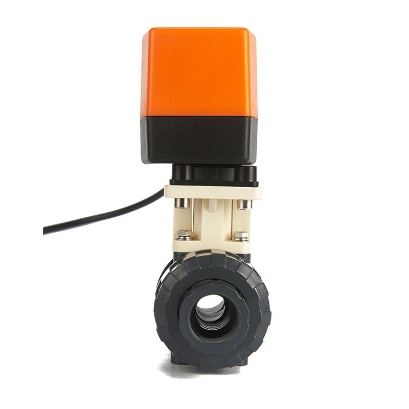 Robinet à tournant sphérique actionné électrique de haute performance, valve motorisée 2 par manières
