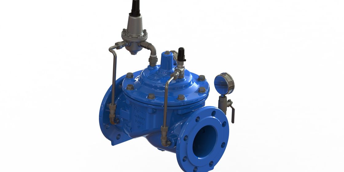 Valve malléable de régulateur d'écoulement d'eau de fer, valve robuste de décompression