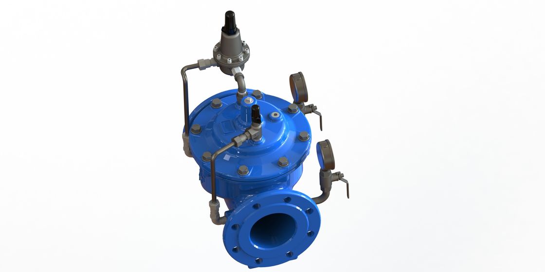 Valve réduisant la pression de l'eau au calibre avec le diaphragme en nylon de renfort d'EPDM