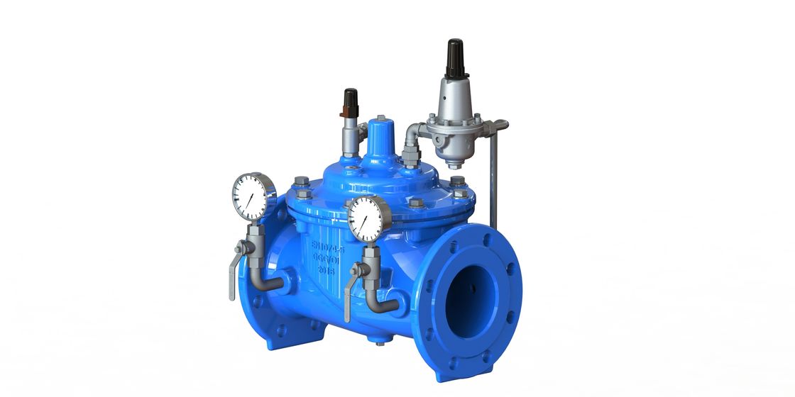 Valve réduisant la pression de l'eau enduite d'époxyde pour le système d'irrigation agricole