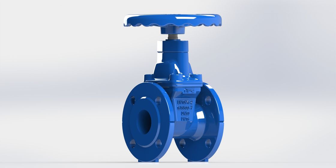 La soupape à vanne malléable de l'eau du fer GJS500-7 FBE a enduit AWWA pour brider disponible