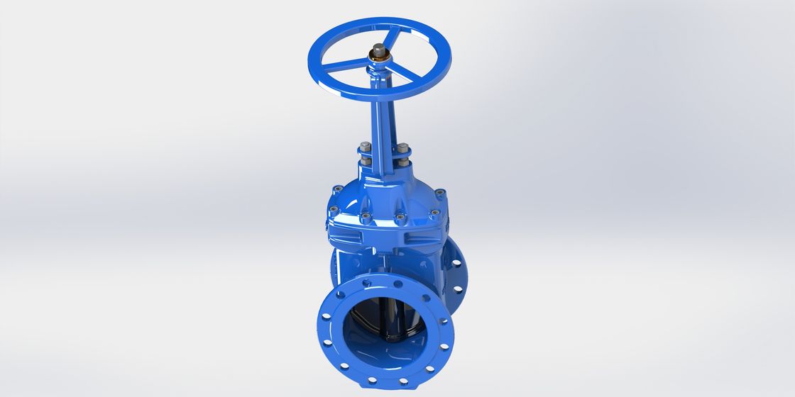 La soupape à vanne malléable de l'eau du fer GJS500-7 FBE a enduit AWWA pour brider disponible
