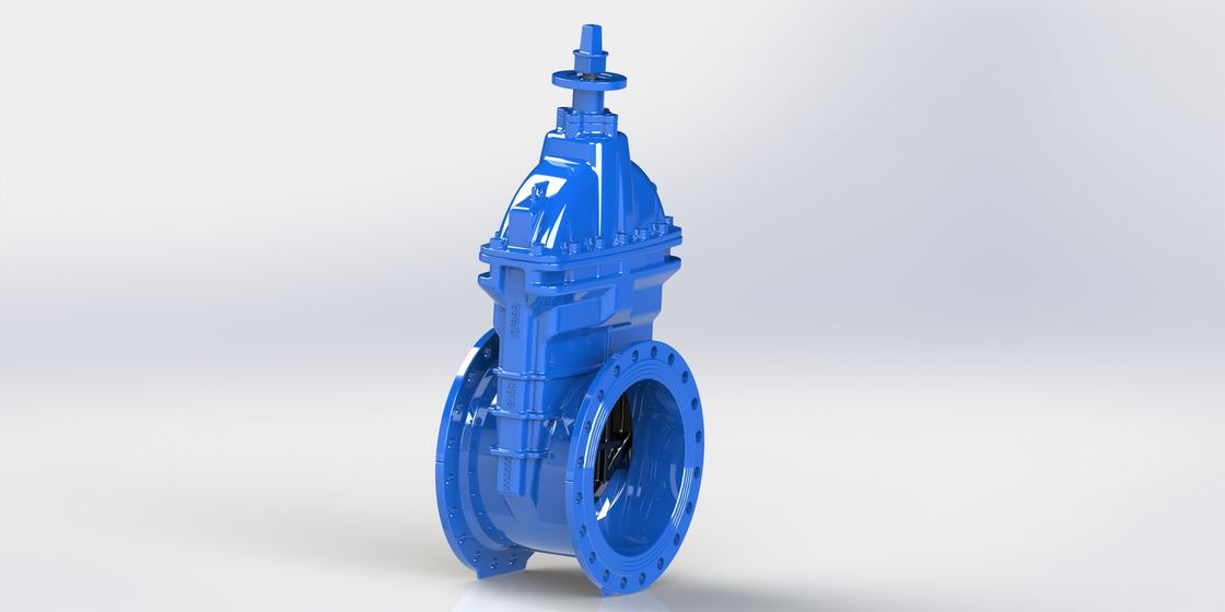 La soupape à vanne malléable de l'eau du fer GJS500-7 FBE a enduit AWWA pour brider disponible
