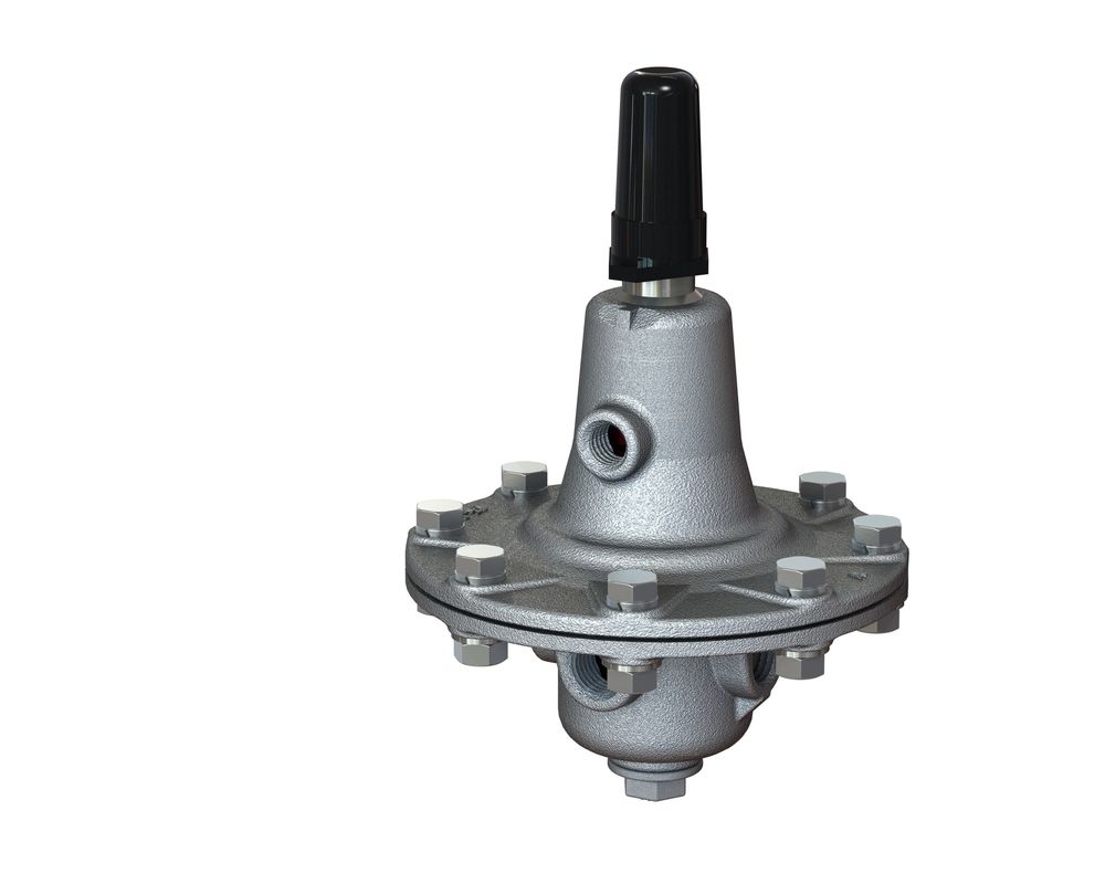 Valve malléable de commande fluide de fer avec le diaphragme en nylon de renfort d'EPDM