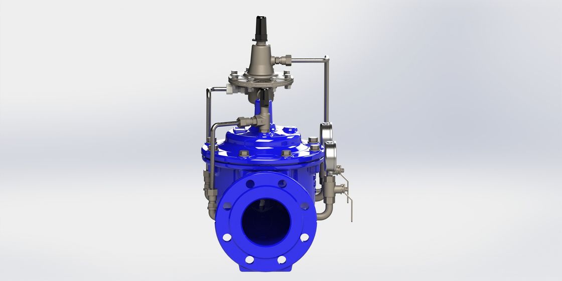 Valve malléable de commande fluide de fer avec le diaphragme en nylon de renfort d'EPDM