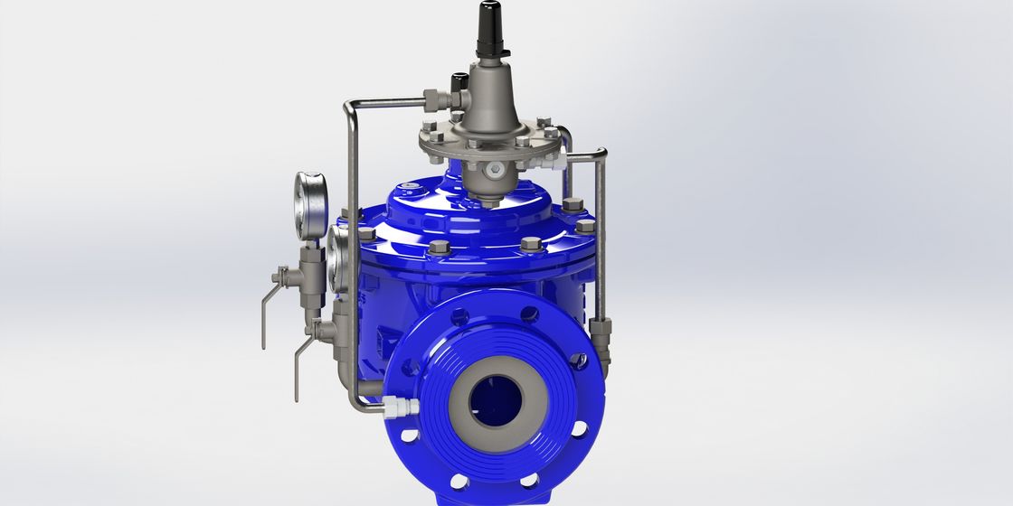 Pilote Fluid Control Valve d'acier inoxydable avec le diaphragme en nylon de renfort
