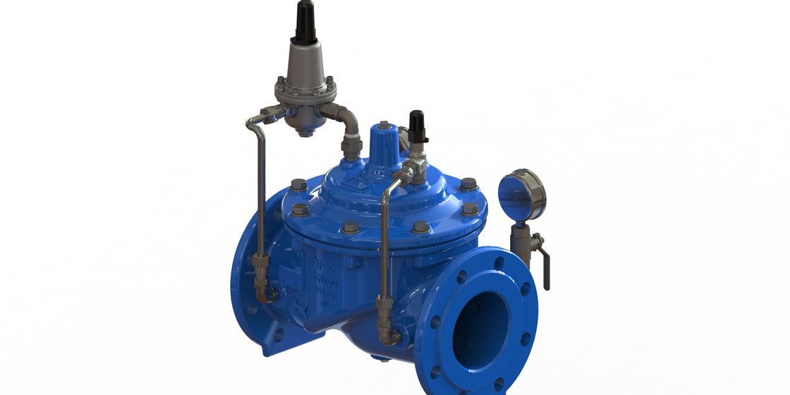 Valve réduisant la pression de l'eau enduite d'époxyde pour le système d'irrigation