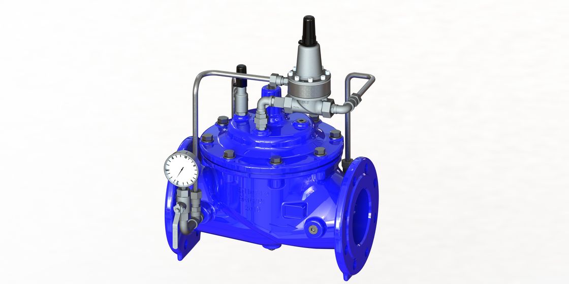 Soupape de commande de l'eau de haute performance, décompression et valve soutenante